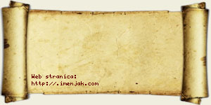 Janko Parenta vizit kartica